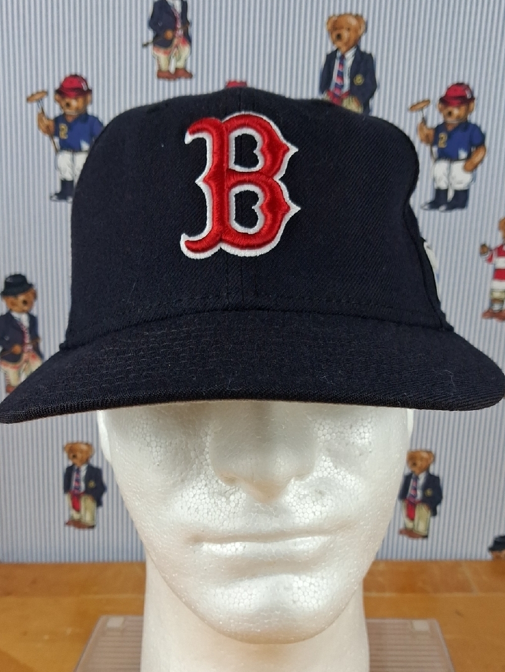2004 Boston Red Sox World Series New Era Navy Blue Fitted 7 1/4 Baseball Hat